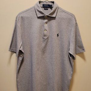 MENS RALPH LAUREN ULTRA SOFT SHORT SLEEVE CLASSIC FIT POLO SIZE M STRAIGHT HEM